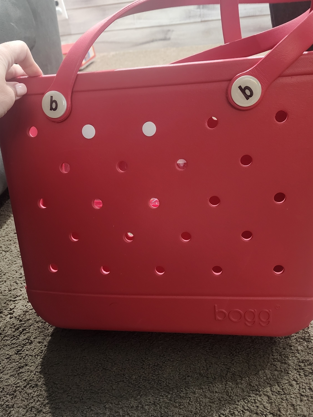 Priced To Sell!!!Baby BOGG BAG Pink Perforated Tote - Picture 2 of 5